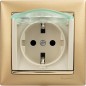 Розетка 1-м СП Valena 16А IP44 2P+E защ. шторки с крышкой немецк. стандарт механизм сл. кость Leg 774120 Розетка 1-м СП Valena 16А IP44 2P+E защ. шторки с крышкой немецк. стандарт механизм сл. кость Leg 774120