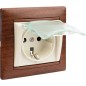 Розетка 1-м СП Valena 16А IP44 2P+E защ. шторки с крышкой немецк. стандарт механизм сл. кость Leg 774120 Розетка 1-м СП Valena 16А IP44 2P+E защ. шторки с крышкой немецк. стандарт механизм сл. кость Leg 774120