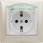 Розетка 1-м СП Valena 16А IP44 2P+E с заземл. защ. шторки с крышкой немецк. стандарт механизм бел. Leg 774220 Розетка 1-м СП Valena 16А IP44 2P+E с заземл. защ. шторки с крышкой немецк. стандарт механизм бел. Leg 774220