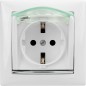 Розетка 1-м СП Valena 16А IP44 2P+E с заземл. защ. шторки с крышкой немецк. стандарт механизм бел. Leg 774220 Розетка 1-м СП Valena 16А IP44 2P+E с заземл. защ. шторки с крышкой немецк. стандарт механизм бел. Leg 774220