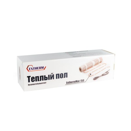Комплект "Теплый пол" (мат) двухжил. 150Вт/кв.м 150Вт 2х0.5м 1кв.м ExthermMat 150-150-1.0