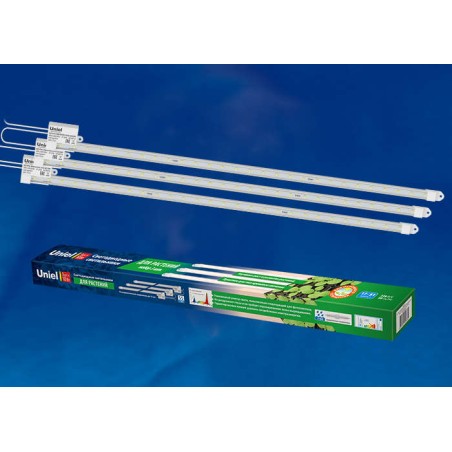 Светильник светодиодный ULY-P91-20W/SPFR/K CLEAR AC220V KIT03 20Вт IP65 1200мм накладной линейный для растений спектр для фотоси