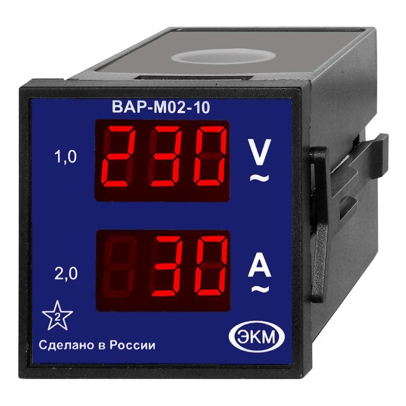 Вольтамперметр цифровой ВАР-М02-10 AC20-450В УХЛ4 Меандр A8302-16939718 Вольтамперметр цифровой ВАР-М02-10 AC20-450В УХЛ4 Меандр A8302-16939718