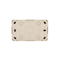 Розетка 2-м ОП Viola 16А IP20 без заземл. крем. LEZARD 751-0300-128