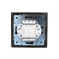 Выключатель 1-кл. 1п СП Mira 10А IP20 со вставкой черн. бархат LEZARD 701-4242-100 Выключатель 1-кл. 1п СП Mira 10А IP20 со вставкой черн. бархат LEZARD 701-4242-100