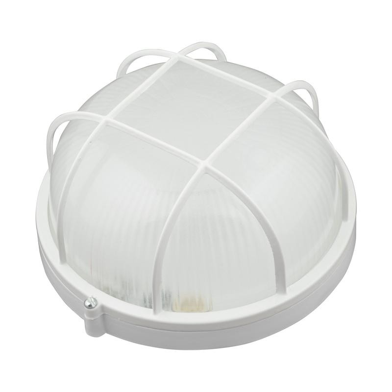 Светильник светодиодный ULW-K22A 8W/6000K IP54 White 8Вт 6000К d188мм промышленный накладной опал. рассеив. бел. Uniel UL-000052