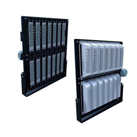 Светильник светодиодный LAD LED R500-14-60-6-1000L 1000Вт 5000К IP67 130500лм 100-305В КСС типа "Г" крепление на лире бел. LADes