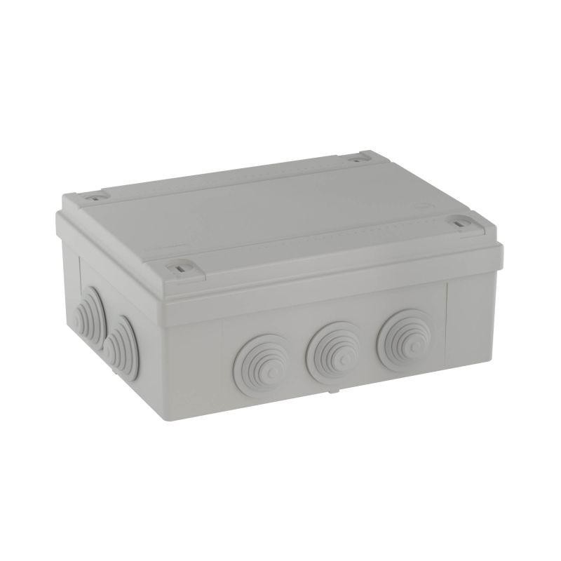 Коробка распределительная ОП 240х190х90мм IP55 10 каб. ввод DKC 54200 Коробка распределительная ОП 240х190х90мм IP55 10 каб. ввод DKC 54200