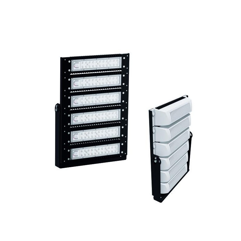 Светильник светодиодный LAD LED R500-6-120-6-400L 400Вт 5000К IP67 57666лм 100-305В КСС типа "Д" крепление на лире бел. LADesign