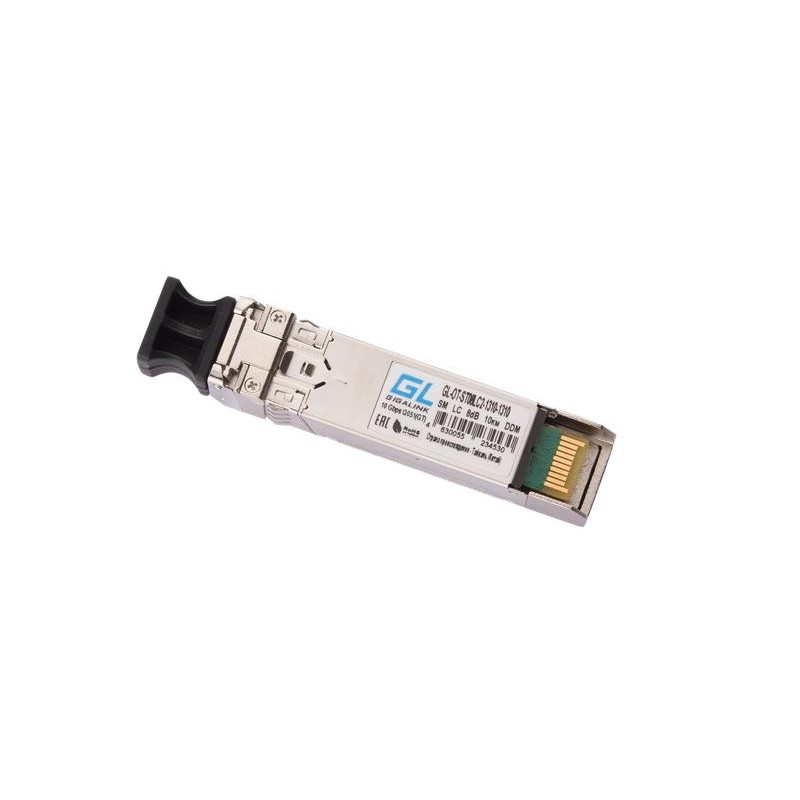 Модуль SFP+ 10G два волокна SM 2хLC 1310нм 8дБ до 10км DDM NIKOMAX GL-OT-ST08LC2-1310-1310 Модуль SFP+ 10G два волокна SM 2хLC 1310нм 8дБ до 10км DDM NIKOMAX GL-OT-ST08LC2-1310-1310