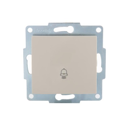 Механизм кнопки звонка 1-кл. 1п СП Karina 10А IP20 крем. LEZARD 707-0388-103