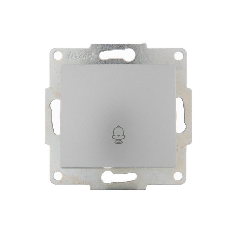 Механизм кнопки звонка 1-кл. 1п СП Karina 10А IP20 матов. серебр. LEZARD 707-4388-103 Механизм кнопки звонка 1-кл. 1п СП Karina 10А IP20 матов. серебр. LEZARD 707-4388-103