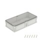 Корпус 600х300х146мм IP67 с прозр. крышкой 21мм с фланцами пластик. DKC 563211 Корпус 600х300х146мм IP67 с прозр. крышкой 21мм с фланцами пластик. DKC 563211
