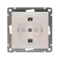 Розетка 1-м СП Афина 16А IP20 с заземл. защ. шторки механизм жемчуг Universal A0049-OBr Розетка 1-м СП Афина 16А IP20 с заземл. защ. шторки механизм жемчуг Universal A0049-OBr