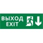 Пиктограмма ДСО-IP20 "Выход Фигура - вниз 1" DEKraft 60424DEK