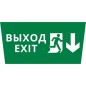 Пиктограмма ДСО-IP65 "Выход Фигура - вниз 1" DEKraft 60467DEK