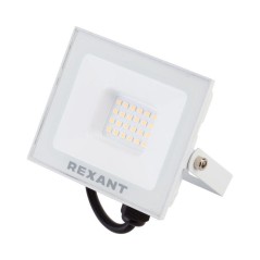 Прожектор СДО 30Вт 2400лм 2700К бел. корпус Rexant 605-028