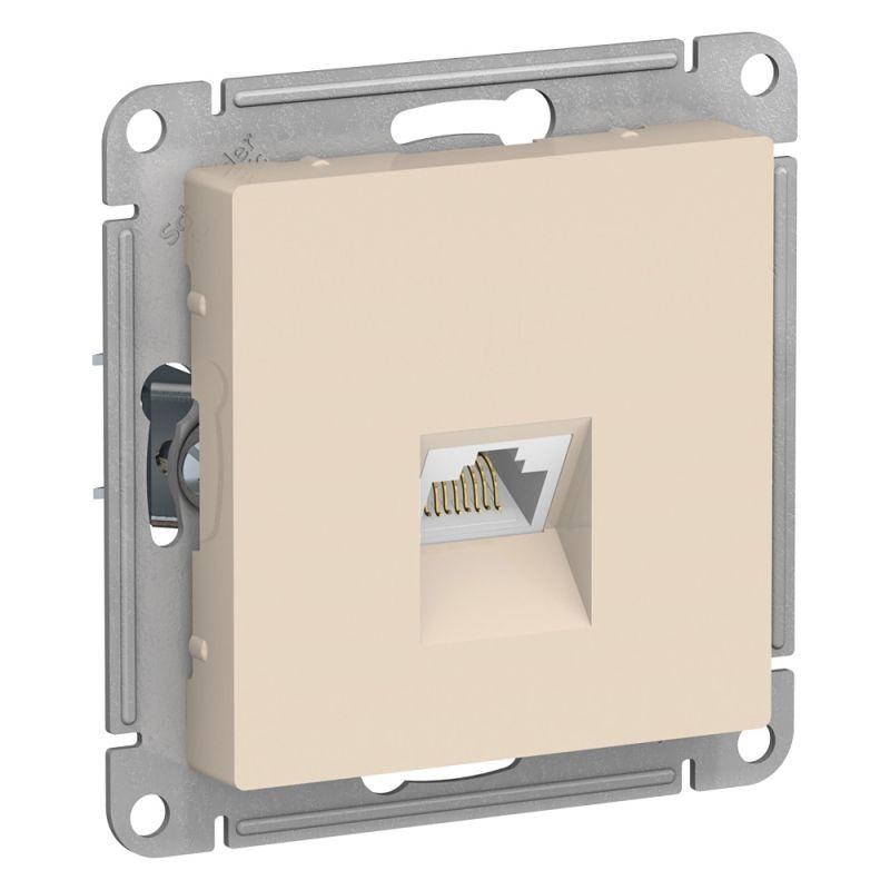 Розетка компьютерная AtlasDesign RJ45 кат.6A механизм беж. SE ATN000286 Розетка компьютерная AtlasDesign RJ45 кат.6A механизм беж. SE ATN000286
