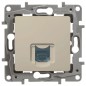 Розетка компьютерная СП Etika RJ45 кат.6 UTP сл. кость Leg 672353 Розетка компьютерная СП Etika RJ45 кат.6 UTP сл. кость Leg 672353