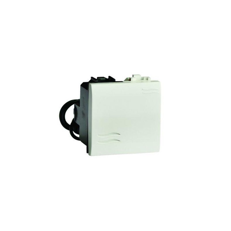 Выключатель кнопочный 1-кл. 2мод. Brava 16А IP20 с подсветкой сл. кость DKC 75022SL