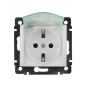 Розетка 1-м СП Valena 16А IP44 2P+E с заземл. защ. шторки с крышкой немецк. стандарт механизм бел. Leg 774220 Розетка 1-м СП Valena 16А IP44 2P+E с заземл. защ. шторки с крышкой немецк. стандарт механизм бел. Leg 774220