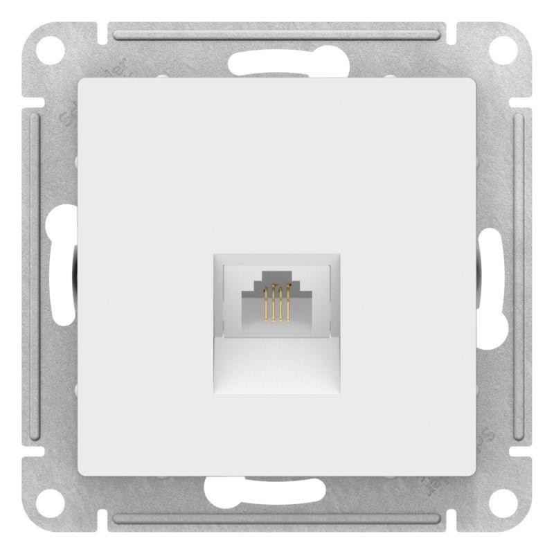 Розетка телефонная AtlasDesign RJ11 механизм лотос SE ATN001381
