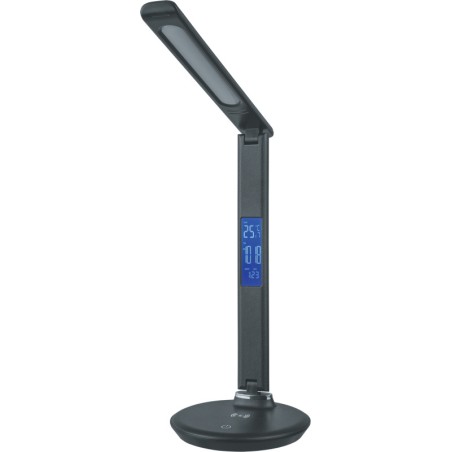 Светильник светодиодный настольный 80 322 NDF-D044-8W-MK-BL-LED 8Вт 2700/4000/6000К 300лм сенсор USB ЖК дисплей (дата/время/буди
