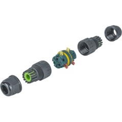 Коннектор кабельный I-образ. 82 834 NTB-I03-3P-IP68 3PIN Navigator 82834