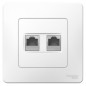 Розетка компьютерная 2-м СП Blanca RJ45 кат.5E бел. SE BLNIS045451 Розетка компьютерная 2-м СП Blanca RJ45 кат.5E бел. SE BLNIS045451