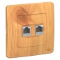 Розетка компьютерная 2-м СП Blanca RJ45 кат.5E ясень SE BLNIS045455 Розетка компьютерная 2-м СП Blanca RJ45 кат.5E ясень SE BLNIS045455