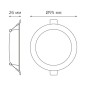 Светильник светодиодный Basic Downlight 5Вт 4000К IP20 300лм 210-240В 95х26 круг бел. GAUSS 9029420205 Светильник светодиодный Basic Downlight 5Вт 4000К IP20 300лм 210-240В 95х26 круг бел. GAUSS 9029420205