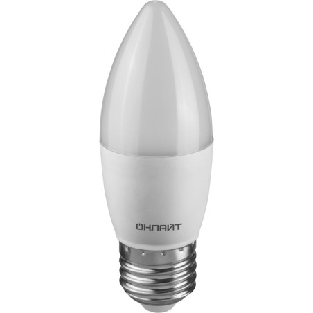 Лампа светодиодная 90 611 OLL-C37-10-230-4K-E27-FR-PACK3 ОНЛАЙТ 90611