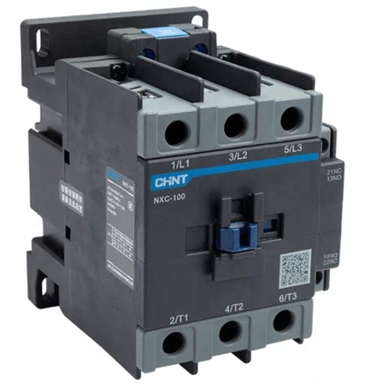 Контактор NXC-100 100А 24В AC 1НО+1НЗ 50/60Гц (R) CHINT 925419 Контактор NXC-100 100А 24В AC 1НО+1НЗ 50/60Гц (R) CHINT 925419