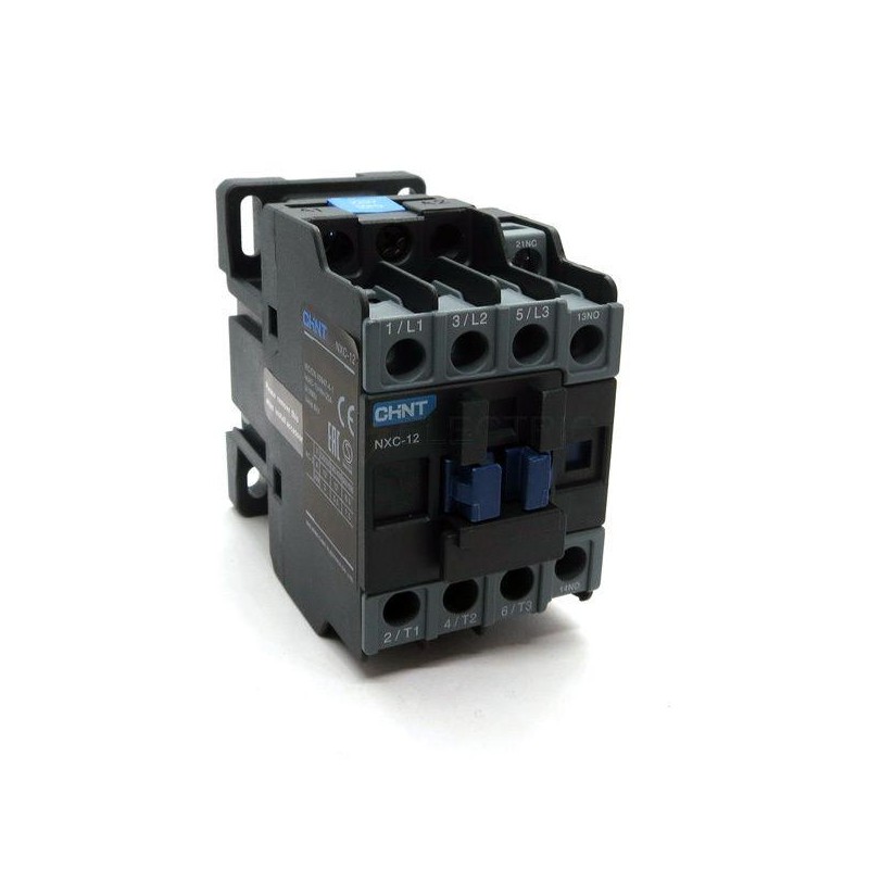 Контактор NXC-12 12А кат. 24В AC 1НО+1НЗ (R) CHINT 925483 Контактор NXC-12 12А кат. 24В AC 1НО+1НЗ (R) CHINT 925483
