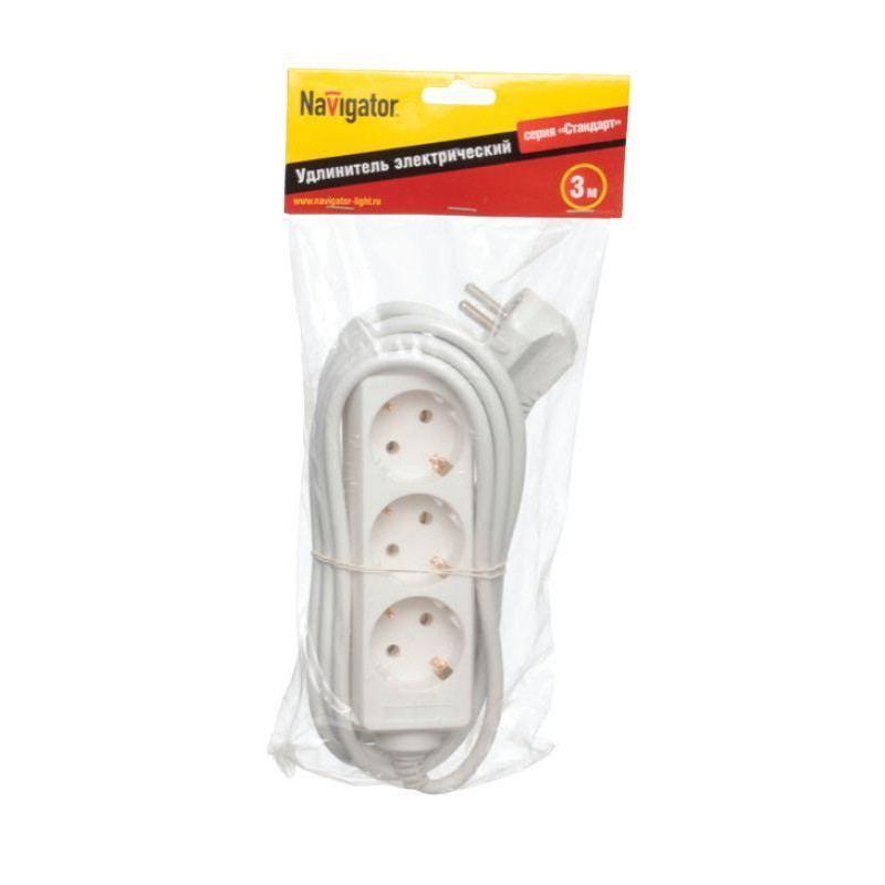 Удлинитель 3х3м с заземл. 16А IP20 94 179 NPE-S-03-300-E-3х1 ПВС 3х1 Navigator 94179 Удлинитель 3х3м с заземл. 16А IP20 94 179 NPE-S-03-300-E-3х1 ПВС 3х1 Navigator 94179