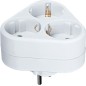 Разветвитель 3-м с заземл. 10А IP20 94 693 NAD-S-3E-WH треугольн. Navigator 94693 Разветвитель 3-м с заземл. 10А IP20 94 693 NAD-S-3E-WH треугольн. Navigator 94693