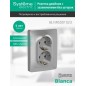 Розетка 2-м СП Blanca 16А IP20 250В с заземл. без защ. шторок алюм. SE BLNRS001023 Розетка 2-м СП Blanca 16А IP20 250В с заземл. без защ. шторок алюм. SE BLNRS001023