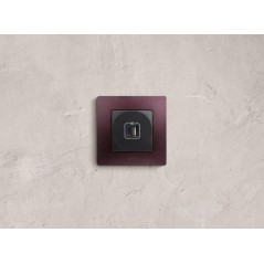 Устройство зарядное Etika с двумя USB-разъемами тип A-тип C 240В/5В 3000мА антрацит Leg 672636