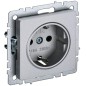 Розетка BRITE РС14-1-0-БрА 16А с заземл. защ. шторки механизм алюм. IEK BR-R14-16-K47 Розетка BRITE РС14-1-0-БрА 16А с заземл. защ. шторки механизм алюм. IEK BR-R14-16-K47