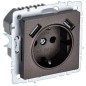 Розетка BRITE РЮш10-1-БрТБ 16А с USB A+A 2.1А с заземл. защ. шторки темн. механизм бронза IEK BR-R14-16-U21-D21-K45 Розетка BRITE РЮш10-1-БрТБ 16А с USB A+A 2.1А с заземл. защ. шторки темн. механизм бронза IEK BR-R14-16-U21-D21-K45
