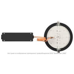 Светильник аварийный BS-DL-10-L1-LED V02 Black 4000К Белый Свет a29253