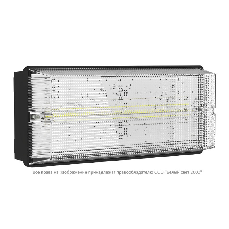 Светильник аварийный BS-UNIVERSAL-10-L4-LED 3000К Black Белый свет a32035