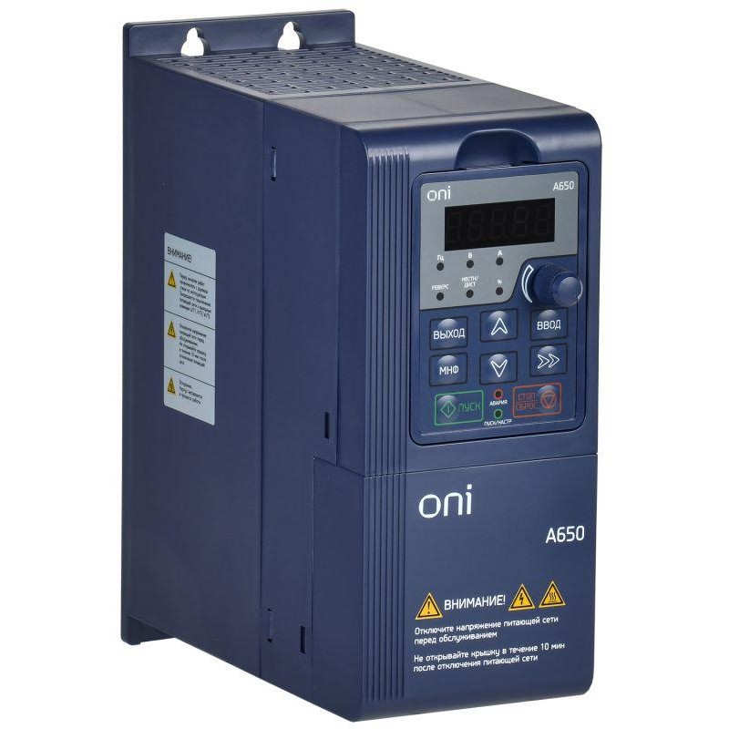 Преобразователь частоты A650 380В 3Ф 1.5кВт 4.2А M ONI A650-33E015TM Преобразователь частоты A650 380В 3Ф 1.5кВт 4.2А M ONI A650-33E015TM