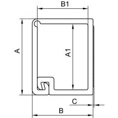 Кабель-канал 22х10 L2000 пластик TMC DKC 00317