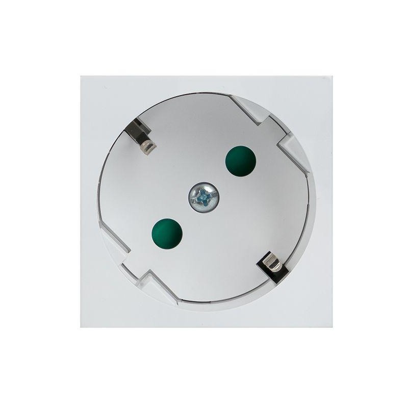 Розетка 45х45 PRO 45град. с заземл. белая EKF E6MR16-028-10-45 Розетка 45х45 PRO 45град. с заземл. белая EKF E6MR16-028-10-45