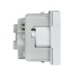 Розетка 45х45 PRO 45град. с заземл. белая EKF E6MR16-028-10-45 Розетка 45х45 PRO 45град. с заземл. белая EKF E6MR16-028-10-45