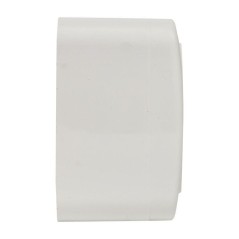Розетка 1-м ОП Минск 10А IP20 без заземл. бел. Basic EKF EGR10-022-10