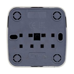 Розетка 1-м ОП Минск 10А IP20 без заземл. бел. Basic EKF EGR10-022-10