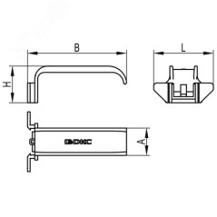 Фиксатор кабеля для короба RL6 60 DKC 05206RL