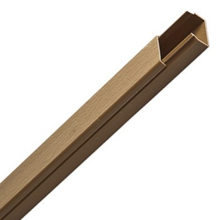 Кабель-канал 15х10 L2000 пластик дуб (темн. основа) Ruvinil РКК-15х10-08М